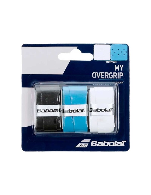 My Overgrip Babolat blister noir - bleu |BABOLAT |Surgrips