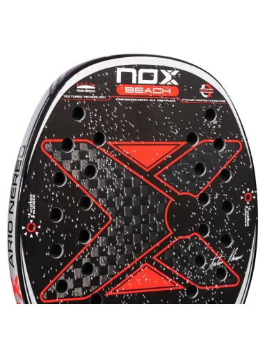 Raquete Bx Tenis Nox Ar10Nerbo A. Ramos Pbear10Ner |NOX |Beach Tennis