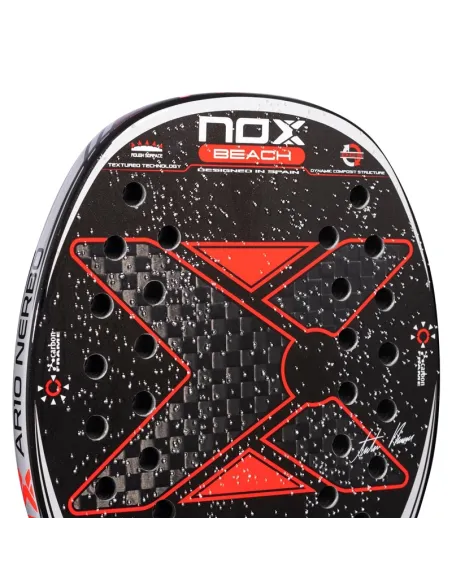 Raquette Bx Tenis Nox Ar10Nerbo A. Ramos Pbear10Ner |NOX |Beach Tennis