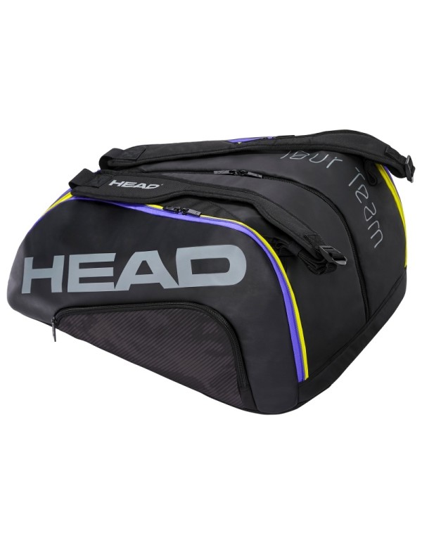 Bolsa de padel Black da Team Monstercombi Tour |HEAD |Bolsa raquete HEAD