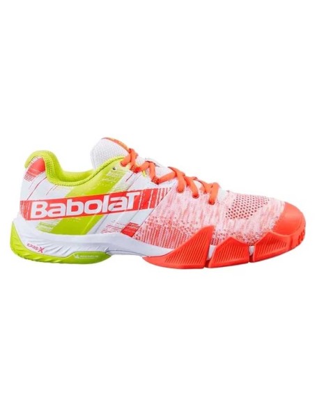 Babolat Movea White Orange 30S21571 1057 |BABOLAT |BABOLAT padel shoes