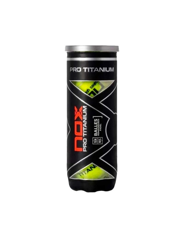 Nox Titanium Ball Can |NOX |Padelbollar