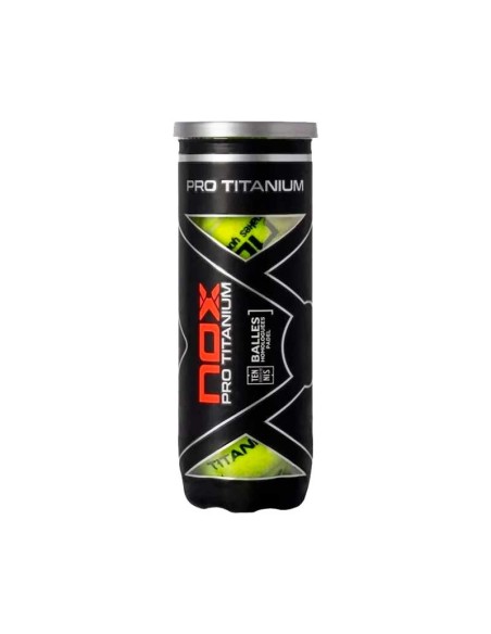 Bote De 3 Balles Nox Pro Titanium |NOX |Balles de padel