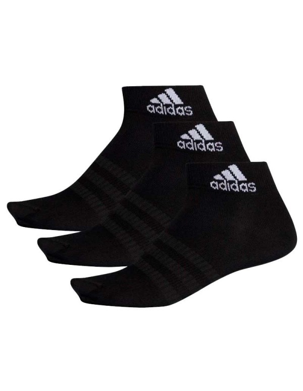 Schwarzes Cush Ank Sockenpaket | ADIDAS | Paddelsocken