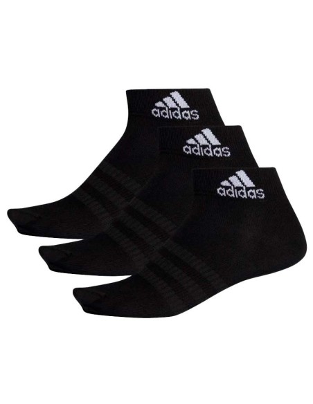 Calcetín Cortos Adidas Cushioned 3 Pack Negro |ADIDAS |Calcetines
