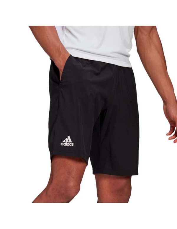 Pantaloncini in tessuto elasticizzato Adidas Club neri |ADIDAS |Abbigliamento da padel