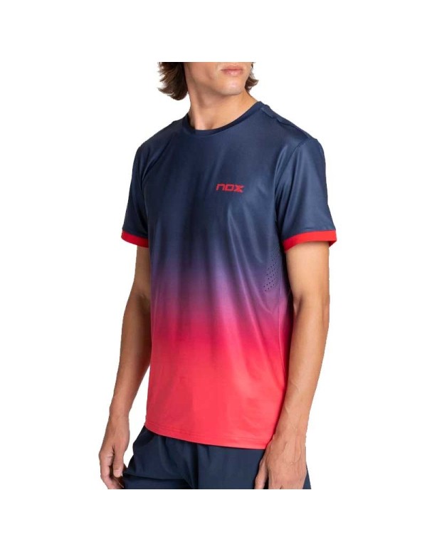 Nox Pro Shirt Azul - Vermelho 2021 |NOX |Roupa de remo NOX
