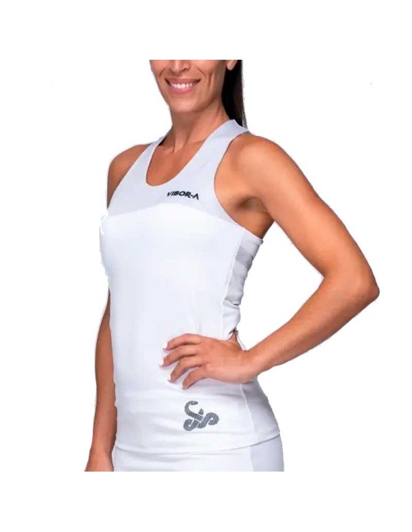 Camiseta Mujer Vibor-A Diva 2021 Blanco |VIBOR-A |Ropa pádel VIBOR-A