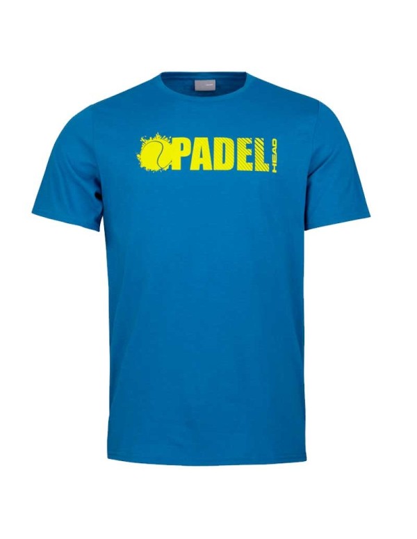 Camiseta Head Padel Font Azul |HEAD |Ropa pádel HEAD