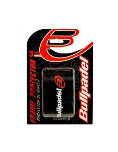 Protettore Bullpadel Frame 3 Unità Nero |BULLPADEL |Protezione racchette