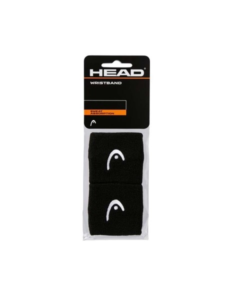 Wristband Head 2.5 Inch Black |HEAD |Wristbands