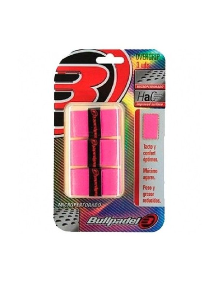 Overgrip Bullpadel Gb-1201 Rosa Flúor |BULLPADEL |Outlet Padel