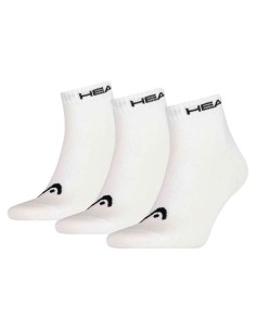 Socks Head Tennis Sneaker 3P White