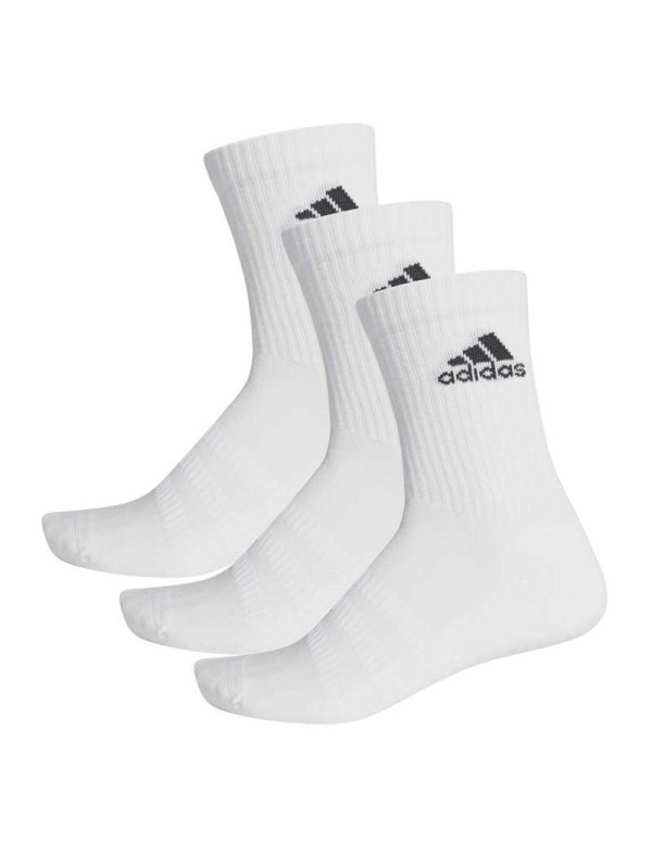 Adidas Cush Crw 3er Pack Weiße Socke | | Paddelsocken