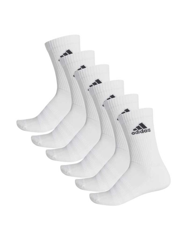 Adidas Cush Crw 6pp Sock White |ADIDAS |Paddle socks