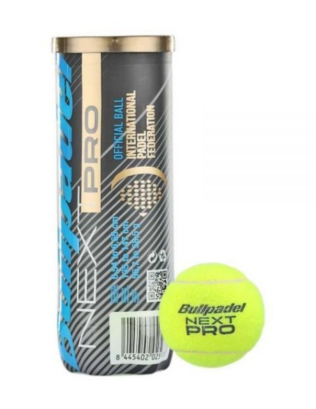 Ball Cans Bullpadel Fip Next Pro Yellow |BULLPADEL |Padel balls
