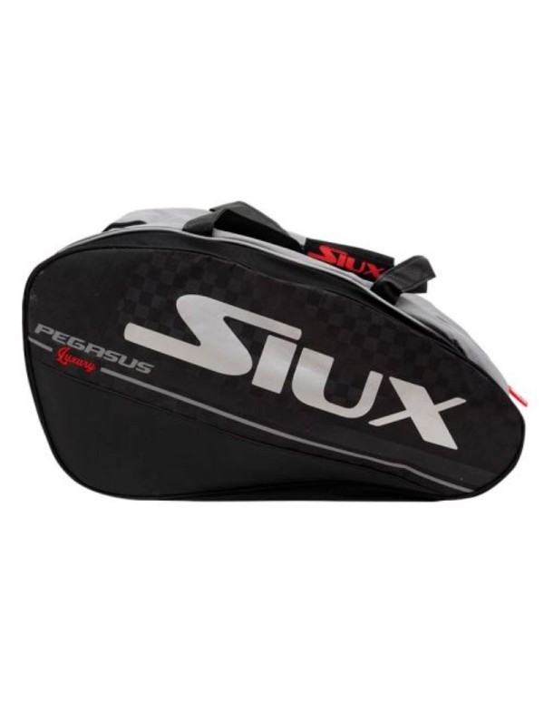 Paletero Siux Pegasus Silver 3t 2020 Neg |SIUX |Racket bags