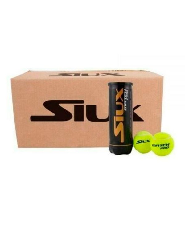 Box med 24 burkar 3 bollar Siux Match Pro |SIUX |Padelbollar