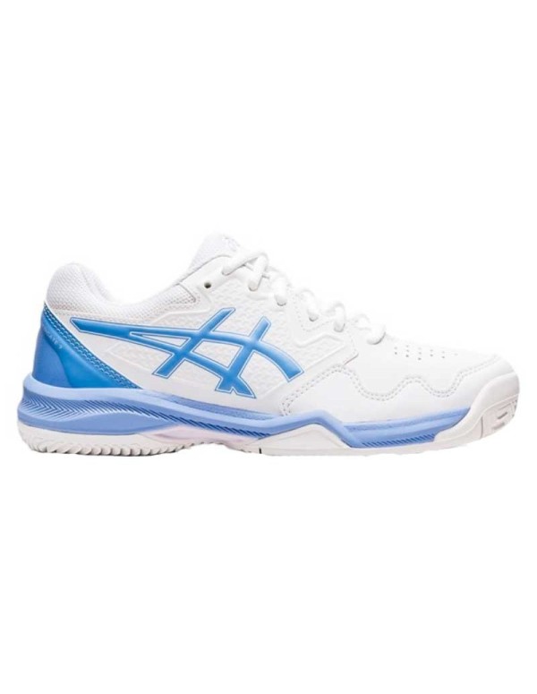 Asics Gel Dedicate 7 Clay White Blue Women 1042A168 102 |ASICS |ASICS padel shoes