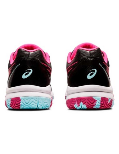 Asics Gel Padel Exclusive 6 Preto Rosa Mulher 1042A143003 |ASICS |Sapatilhas de padel ASICS