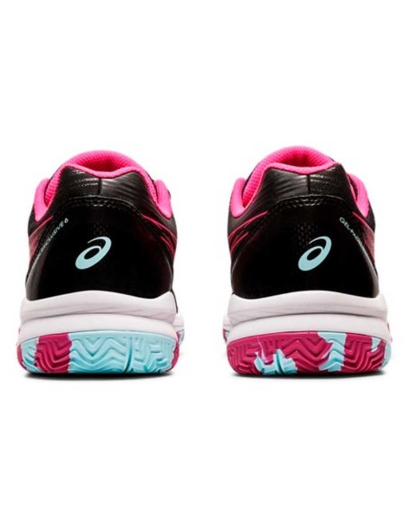 Asics Gel Padel Exclusive 6 Preto Rosa Mulher 1042A143003 |ASICS |Sapatilhas de padel ASICS