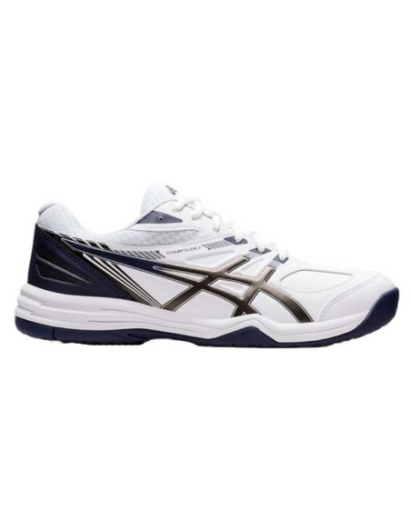 Asics Court Slide 2 Branco Preto 1041A194 103 |ASICS |Sapatilhas de padel ASICS