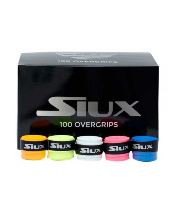 Box 100 Overgrip Siux Glatt Mehrfarbig | SIUX |Overgrips