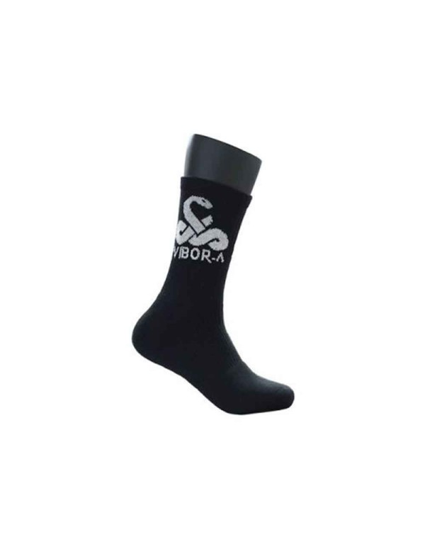 Premium Black Vibor-A Socks |VIBOR-A |VIBOR-A padel clothing