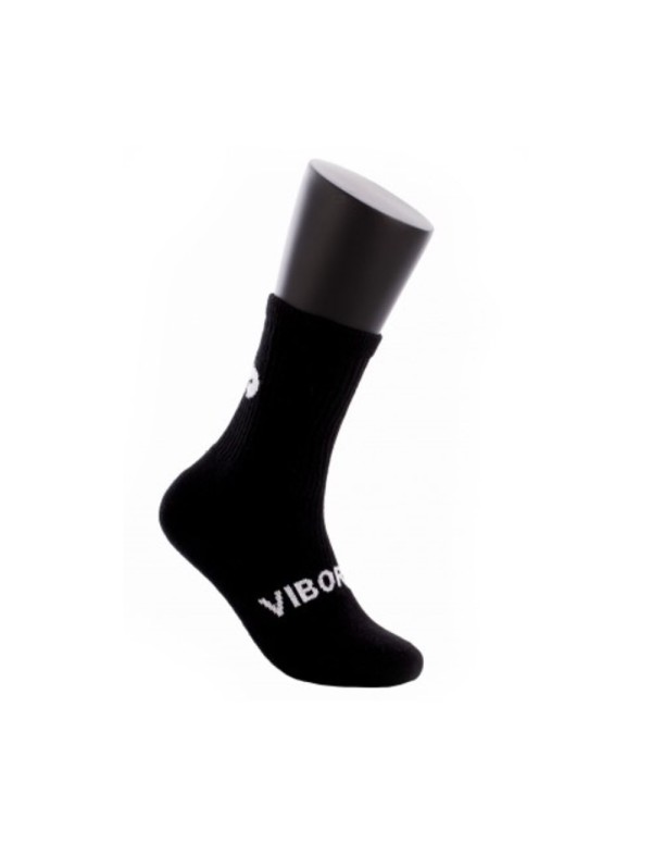 Vibor-A Mamba High Cane Socks Black |VIBOR-A |VIBOR-A padel clothing