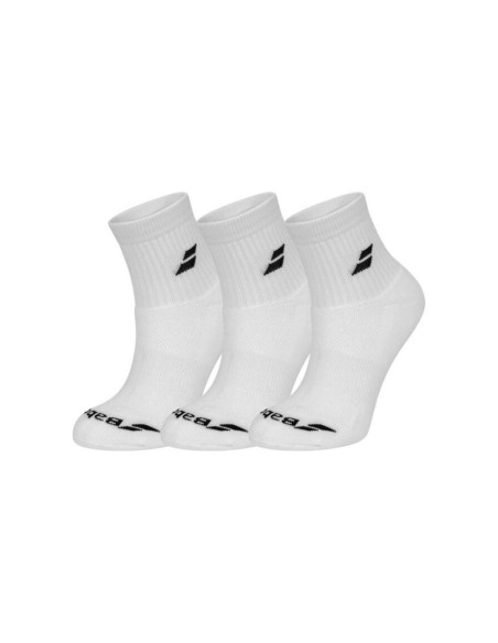 Pack 3 Pares Calcetines Babolat Quarter Blanco |BABOLAT |Calcetines Pack 3 Pares Calcetines Babolat Quarter Blanco |BABOLAT |Calcetines
