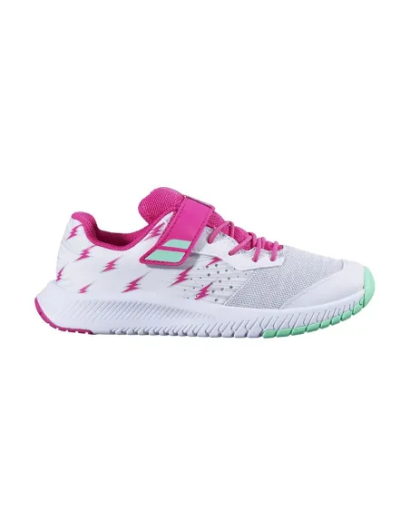 Babolat Pulsion All Court Blanc Rose Fille 32s21518 1058 |BABOLAT |Chaussures de padel BABOLAT