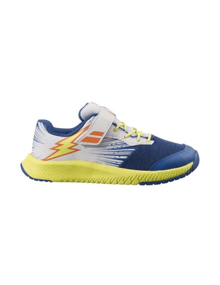 Babolat Pulsion All Court Bianco Blu Bambino 32S21518 4087 |BABOLAT |Scarpe da padel BABOLAT