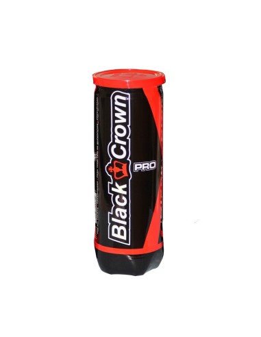 Bote De Bolas Black Crown Pro |BLACK CROWN |Pelotas de pádel