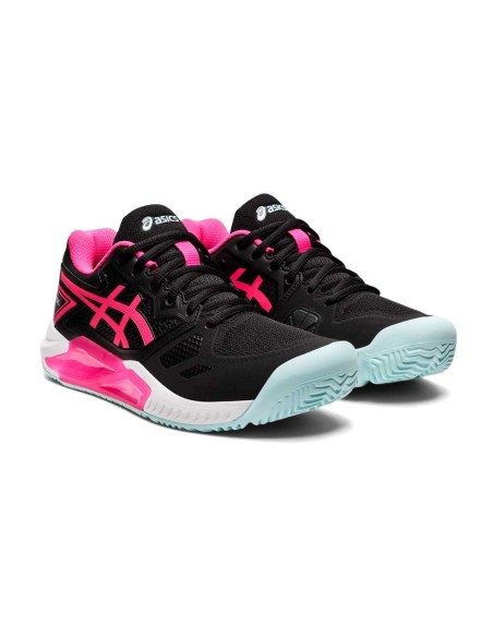 Asics Gel-Challenger 13 Padel Negro Rosa Mujer 1042A205 001 |ASICS |Zapatillas pádel ASICS