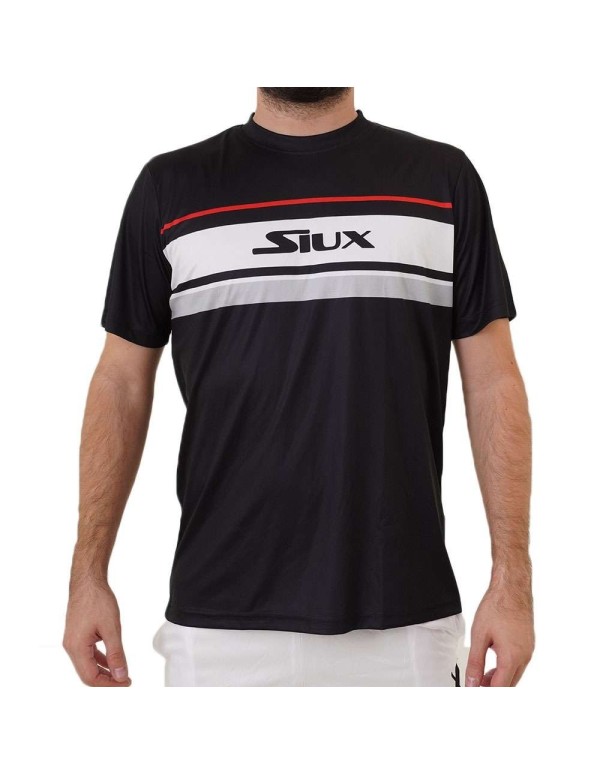 Camiseta Siux Maverick Negro |SIUX |Ropa pádel SIUX