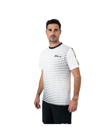 Camiseta Branca Pontilhada Siux |SIUX |Roupa padel SIUX