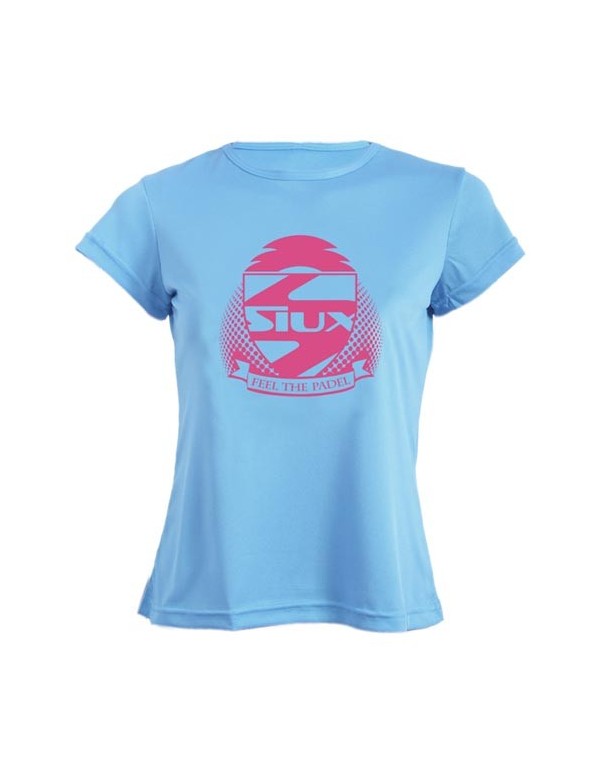 T-Shirt d'Entraînement Femme Siux Bleu Clair |SIUX |Vêtements de padel SIUX