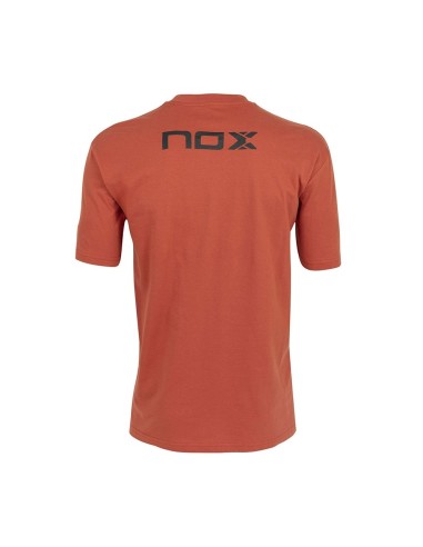 T-Shirt Basic Nox Rouge Brique Lettres Noires |NOX |Vêtements de pade NOX
