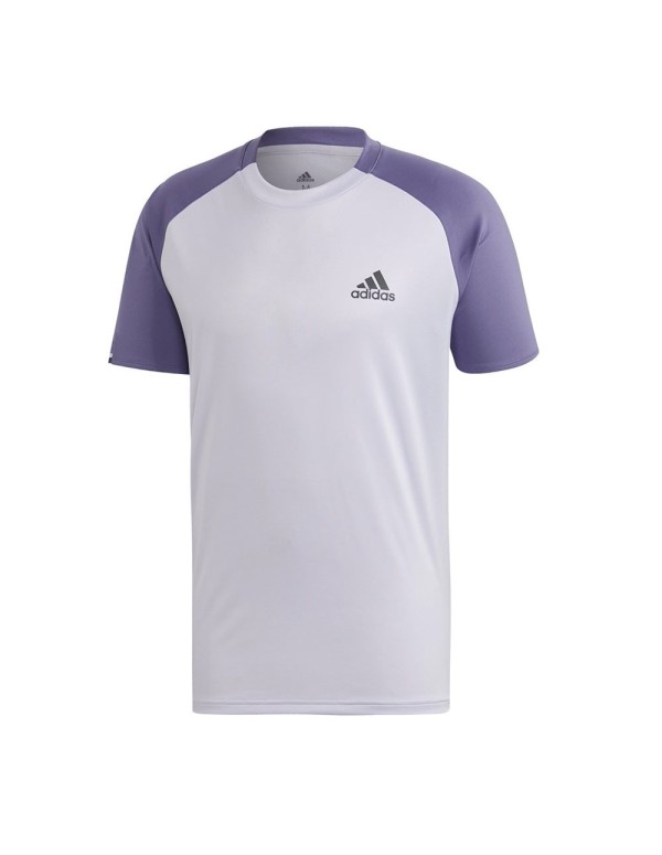 Adidas Club Cb Vit Lila T-Shirt |ADIDAS |Paddla ADIDAS kläder