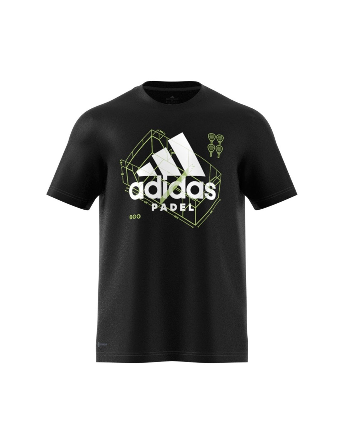 Escepticismo musical compacto Camiseta Adidas Padel Negro | Ropa pádel ADIDAS | Time2Padel ✓