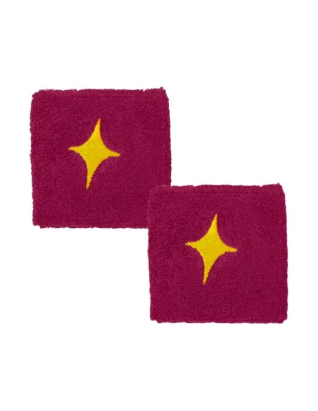 Par Muñequera Star Vie Morado Star Yellow |STAR VIE |Muñequeras