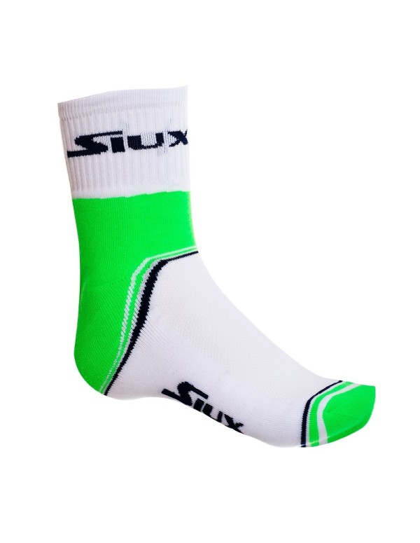 Calcetines Siux Blanco Verde |SIUX |Calcetines de pádel