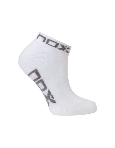 Calcetines Nox Tobilleros Blanco Mujer |NOX |Ropa pádel NOX