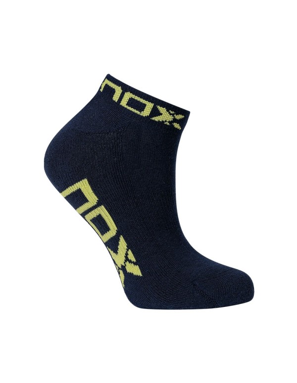 Women's Lime Blue Ankle Socks |NOX |NOX padel clothing