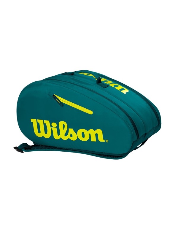 Bolsa de padel verde jovem Wilson Padel |WILSON |Bolsa raquete WILSON