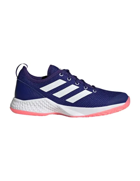 Adidas Courtflash Azul Branco Mulher Gz0707 |ADIDAS |Sapatilhas de padel ADIDAS