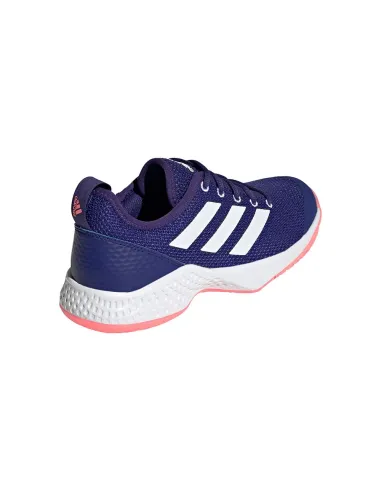 Adidas Courtflash Bleu Blanc Femme Gz0707 |ADIDAS |Chaussures de padel ADIDAS