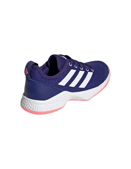 Adidas Courtflash Azul Branco Mulher Gz0707 |ADIDAS |Sapatilhas de padel ADIDAS