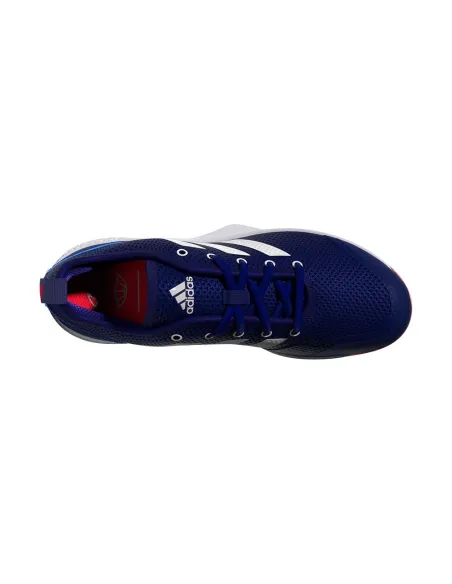 Adidas Courtflash Bleu Blanc Femme Gz0707 |ADIDAS |Chaussures de padel ADIDAS