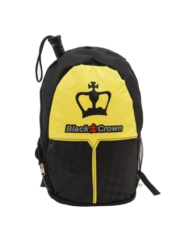 Black Crown Java Backpack Black Yellow |BLACK CROWN |BLACK CROWN racket bags